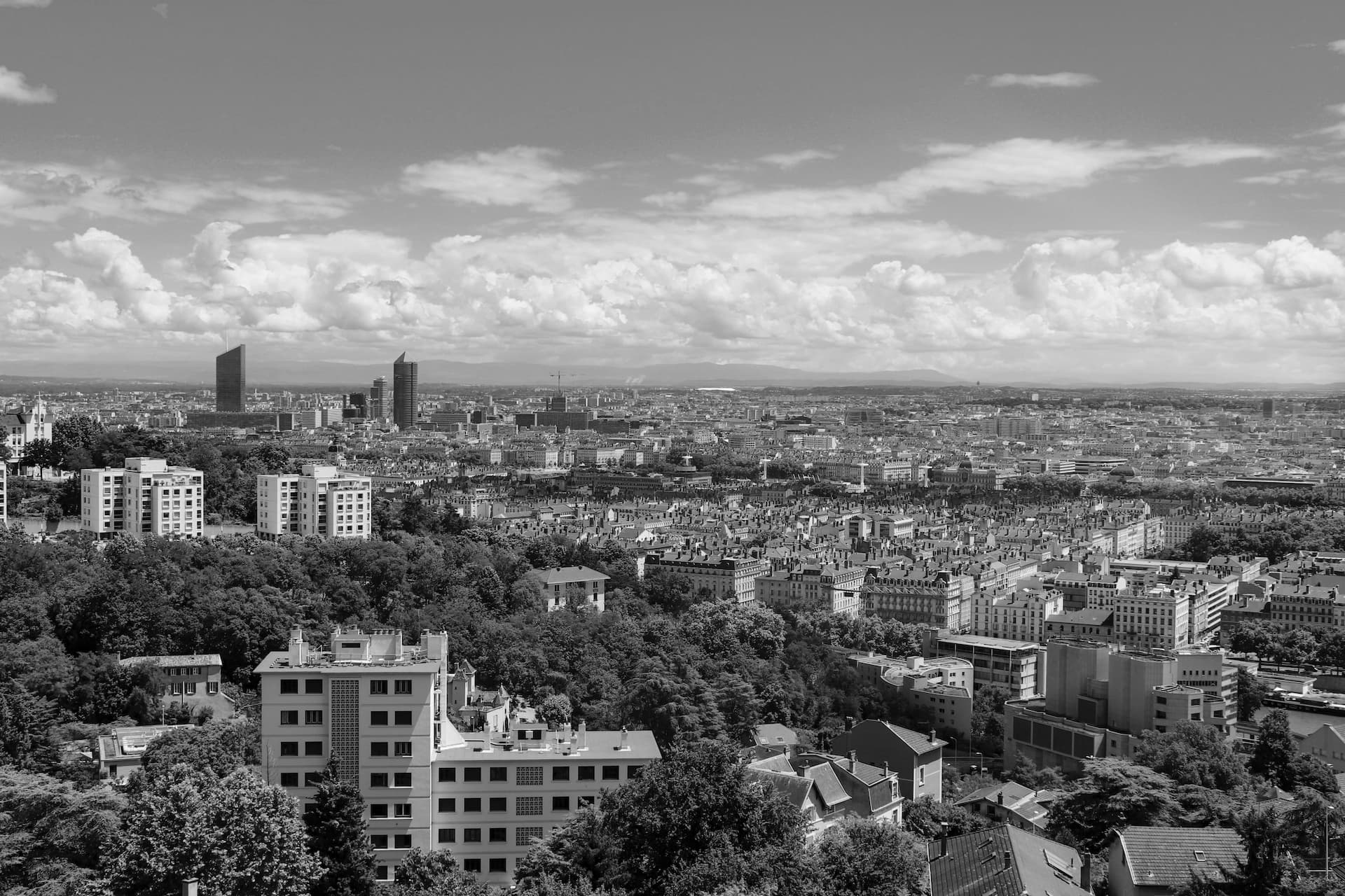 image lyon par drone